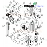 Запасные части для автоматических ворот Dynaco M2: механизм привода полотна ворот 